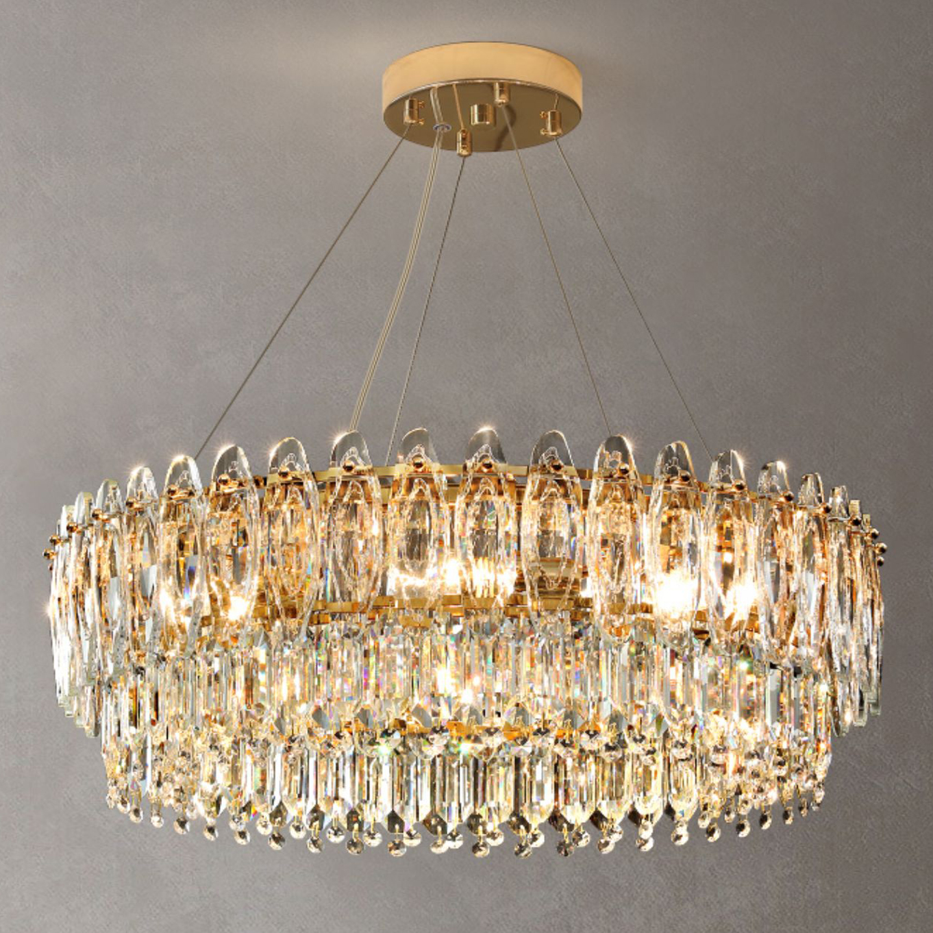 Подвесная люстра LIONEL RING D60 by ImperiumLoft