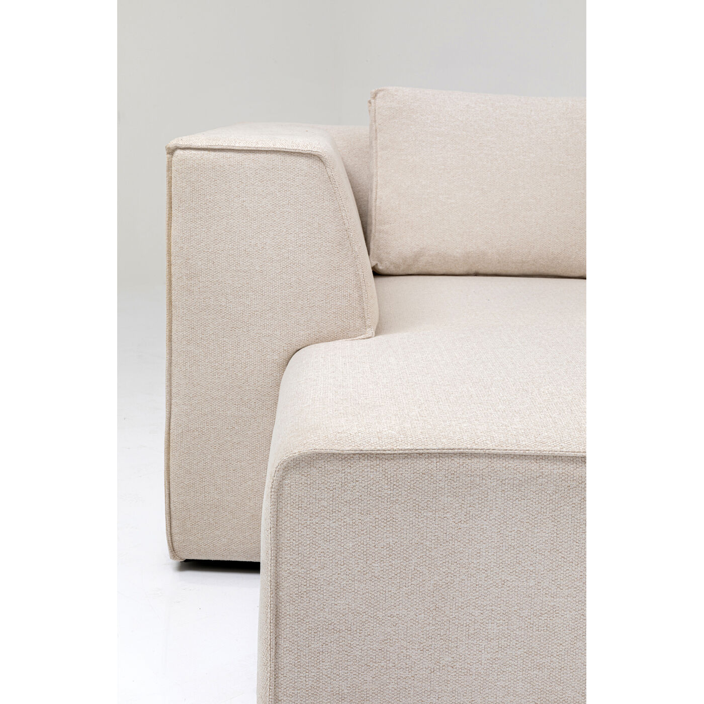 Диван угловой левосторонний Infinity Ottomane Creme Left KARE 85493