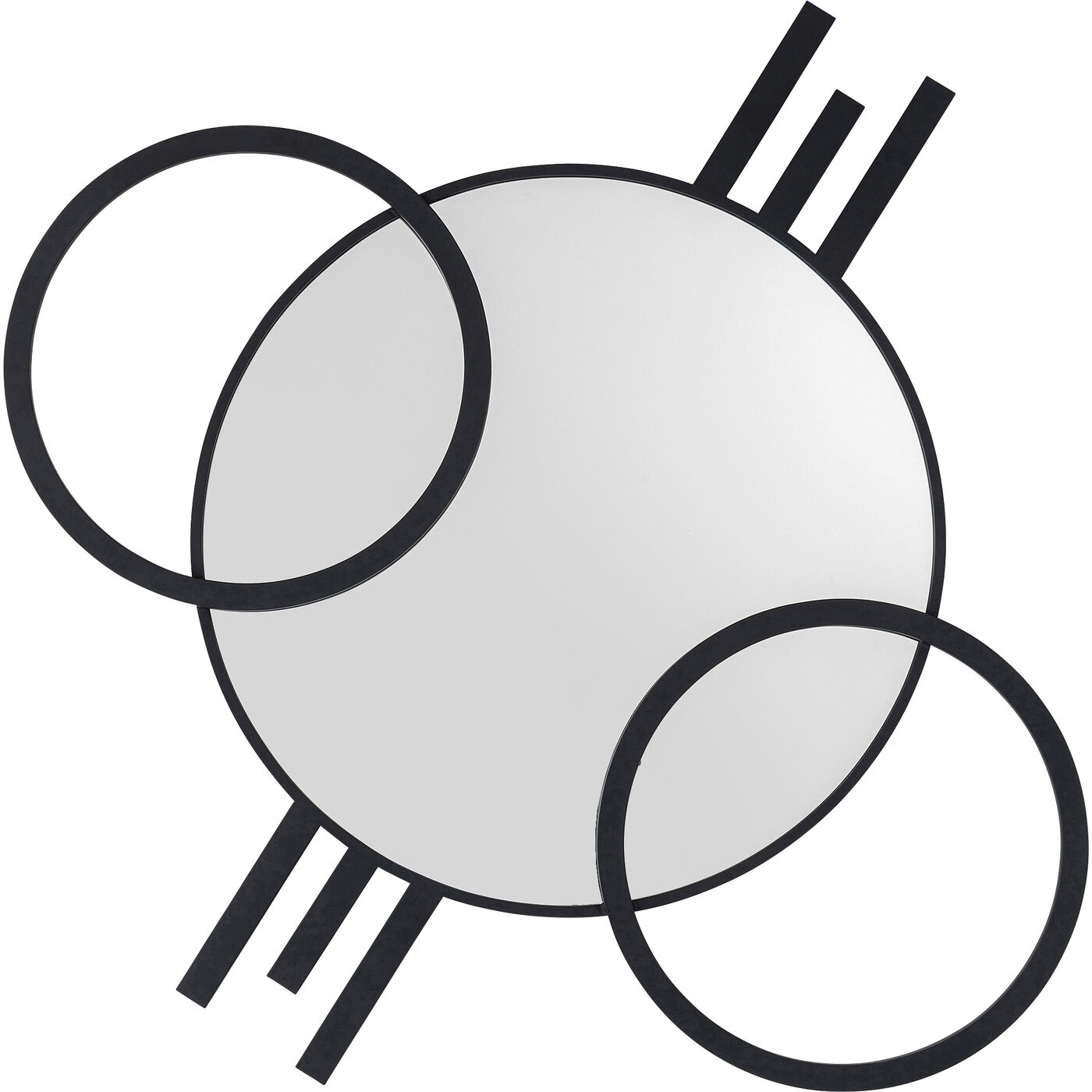 Зеркало настенное Triple Circle 124x119 см KARE 87604