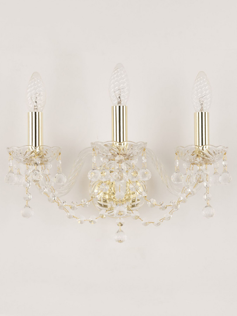 Бра хрустальные 108B/3/141 G Bohemia Ivele Crystal