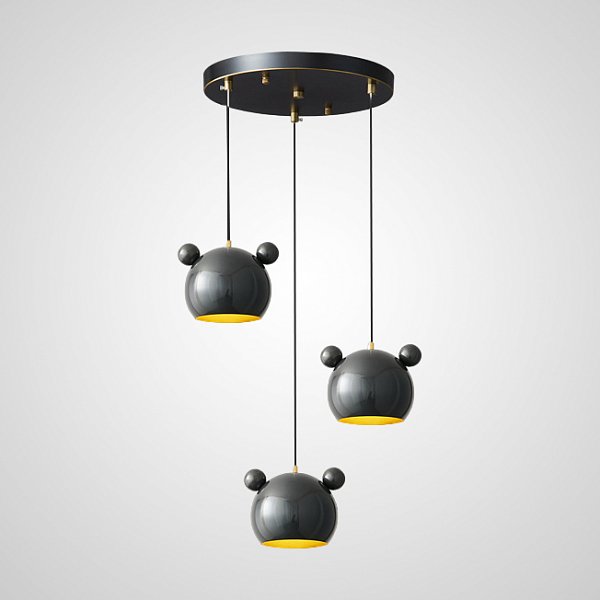 Подвесной светильник BEAR COMBO D25 Black by ImperiumLoft