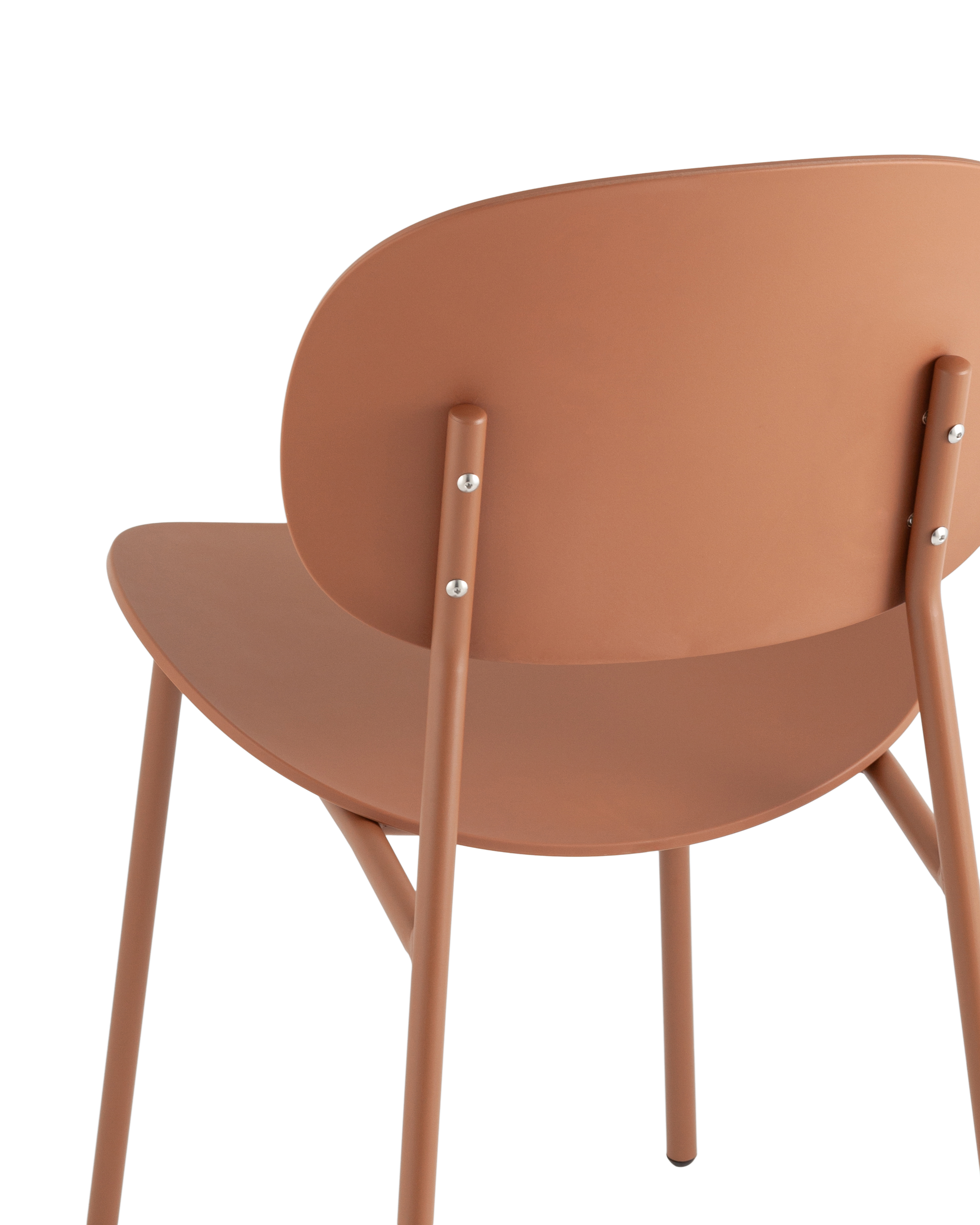 Стул Edie пластик коричневый Stool Group