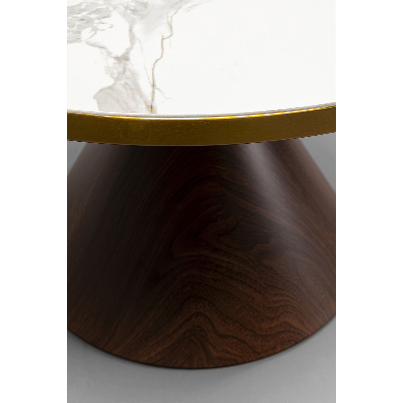 Стол кофейный Cono Marble Ø70 см KARE 87807
