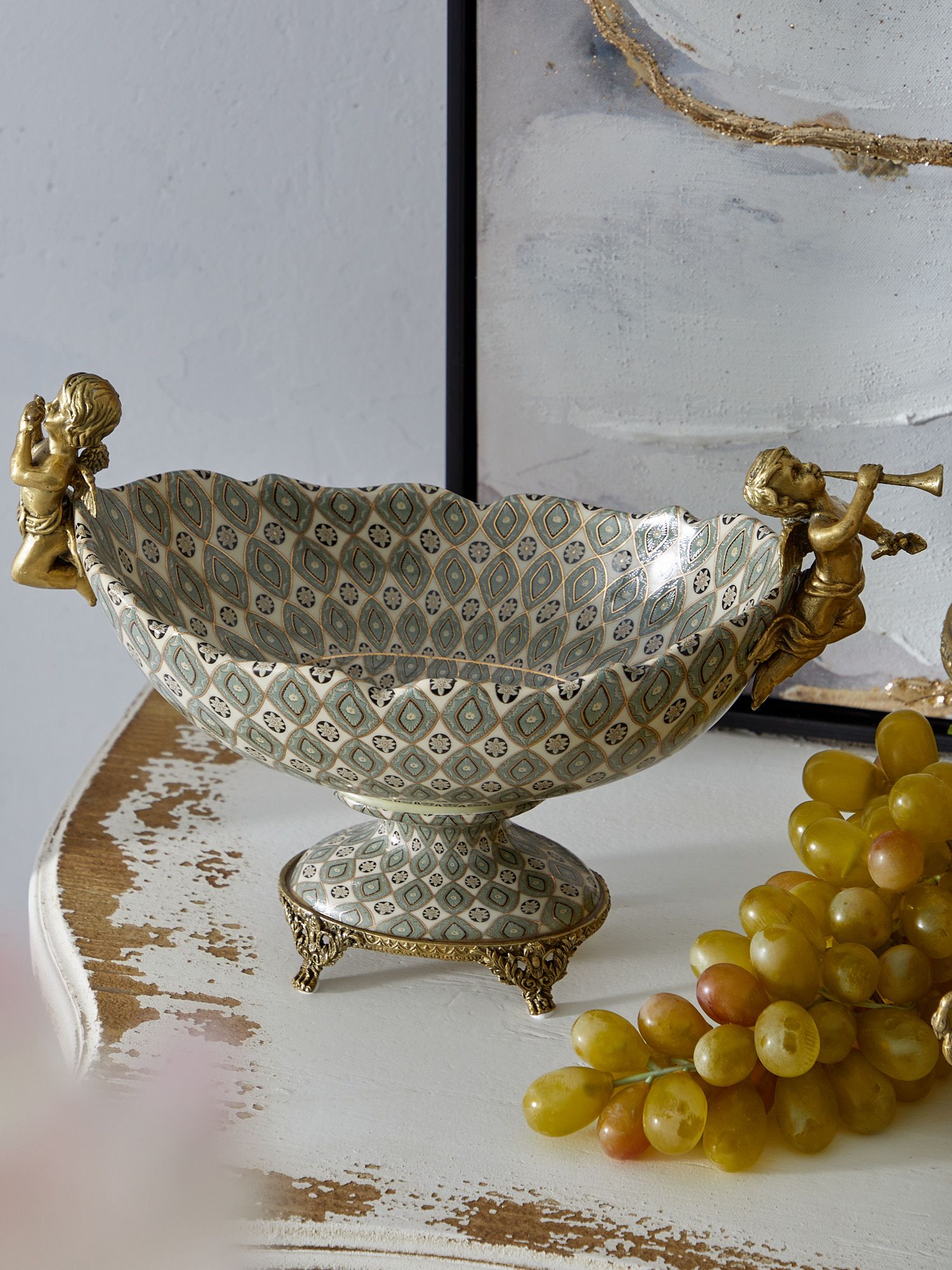 Чаша с ангелами Glasar 31G2199/D457EC/X3497E