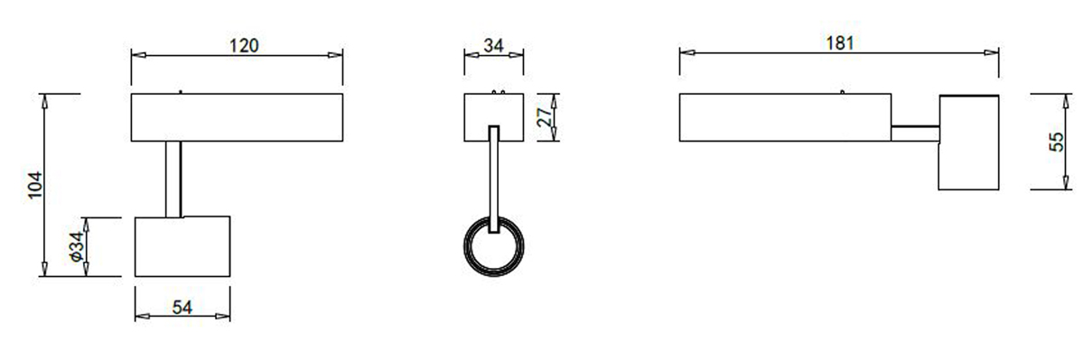 Светодиодный светильник для магнитного шинопровода Donolux DL18788/01M White 4000K