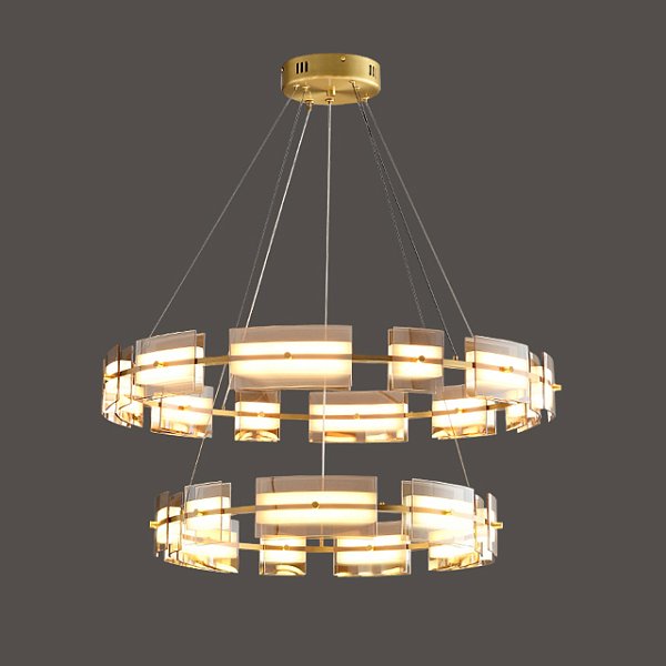 Подвесная люстра BRIAND D61+81 Brass by ImperiumLoft