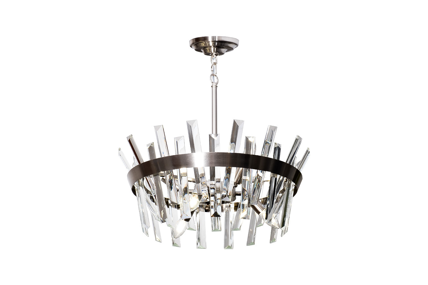 Люстра подвесная со стеклом Garda Decor 92EL-YG02120-6P