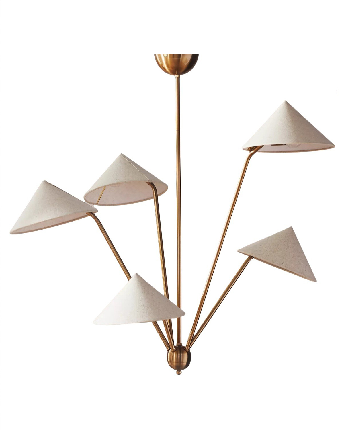 Люстра с пятью лампами Мантис Louvre Home LCH340325XNP