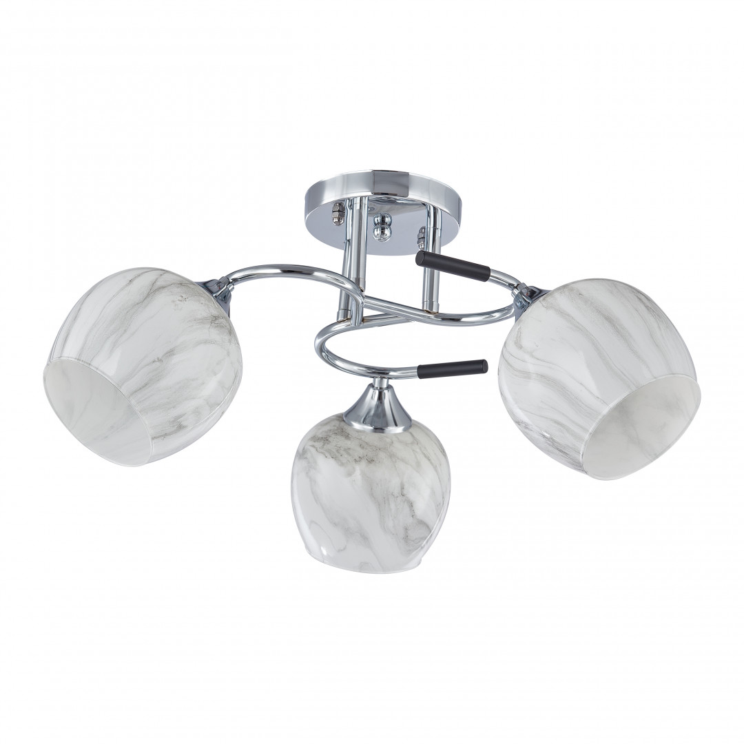 Люстра с плафонами 327985/3 CR+BK Arte Milano