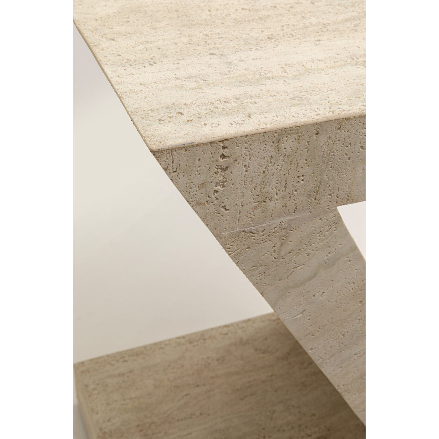 Стол приставной Luxury Z Travertine 60cm KARE 70697