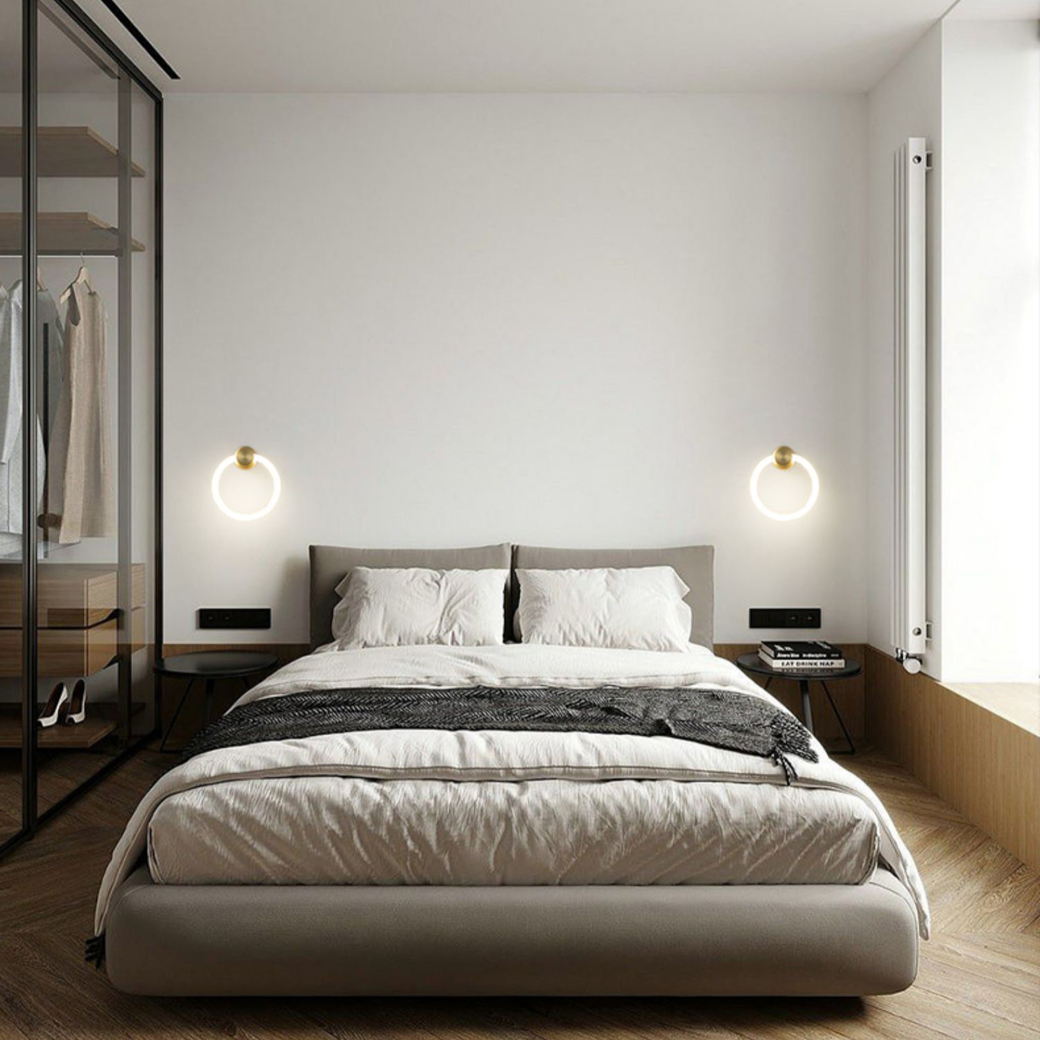 Настенный светильник DAMON WALL Black by ImperiumLoft