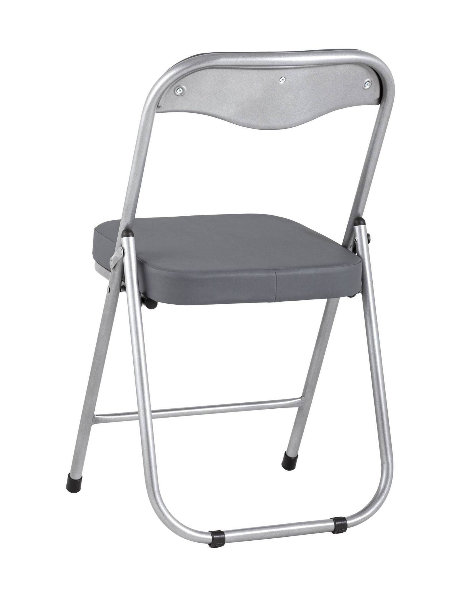 Стул складной ДЖОН металлик, серый Stool Group