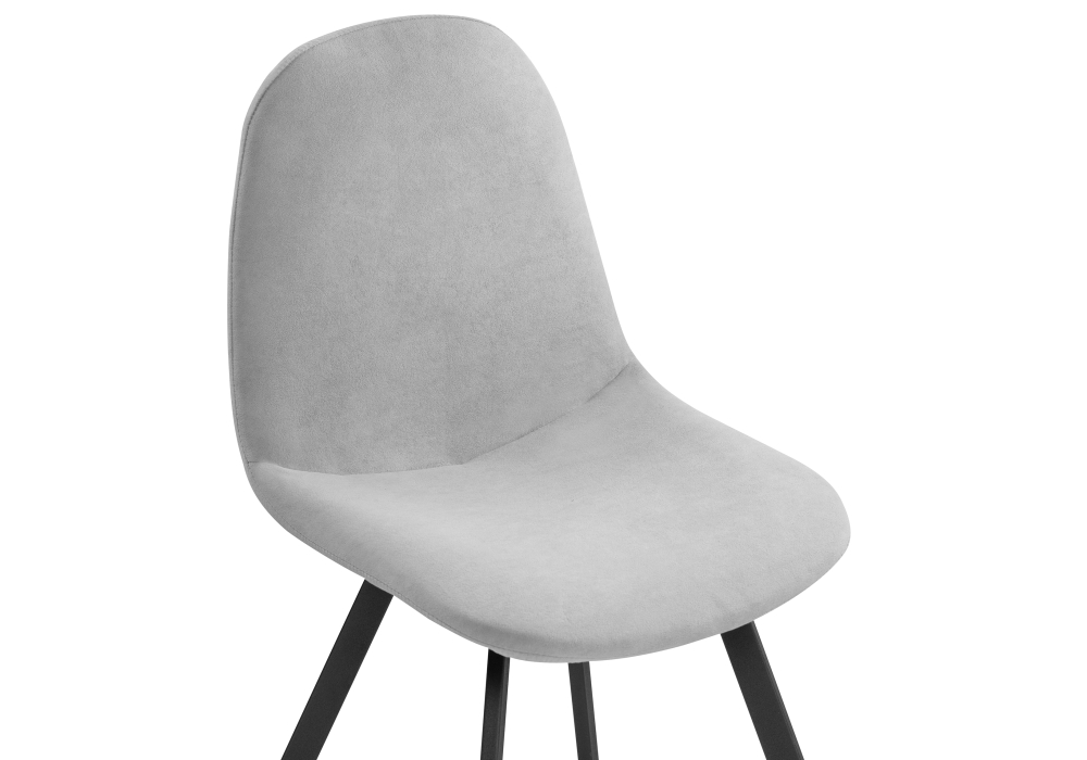 Стул Woodville Агот светло-серый / черный 464864