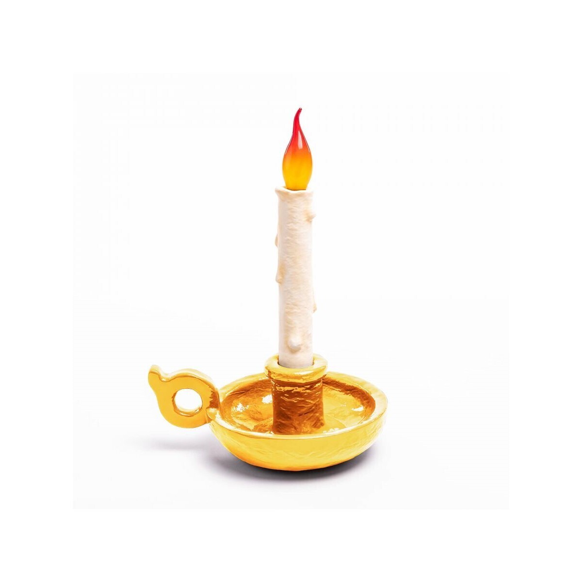 Настольная лампа Seletti Bugia gold 13114