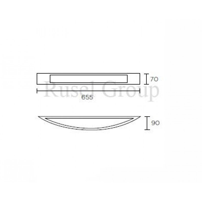 Настенный светильник Leds C4 TOILET AP
