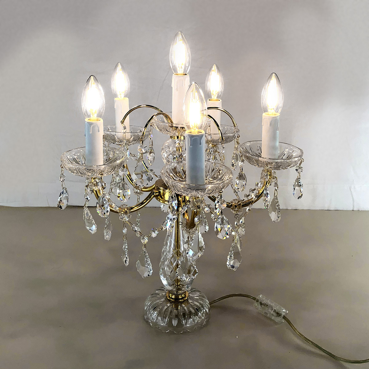 Настольная лампа Beby Group 580/5+1L gold SW