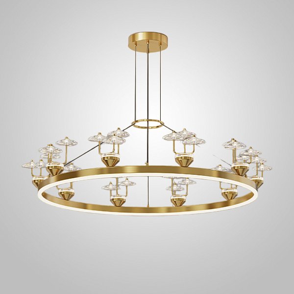 Подвесная люстра DOVRA D100 Brass by ImperiumLoft