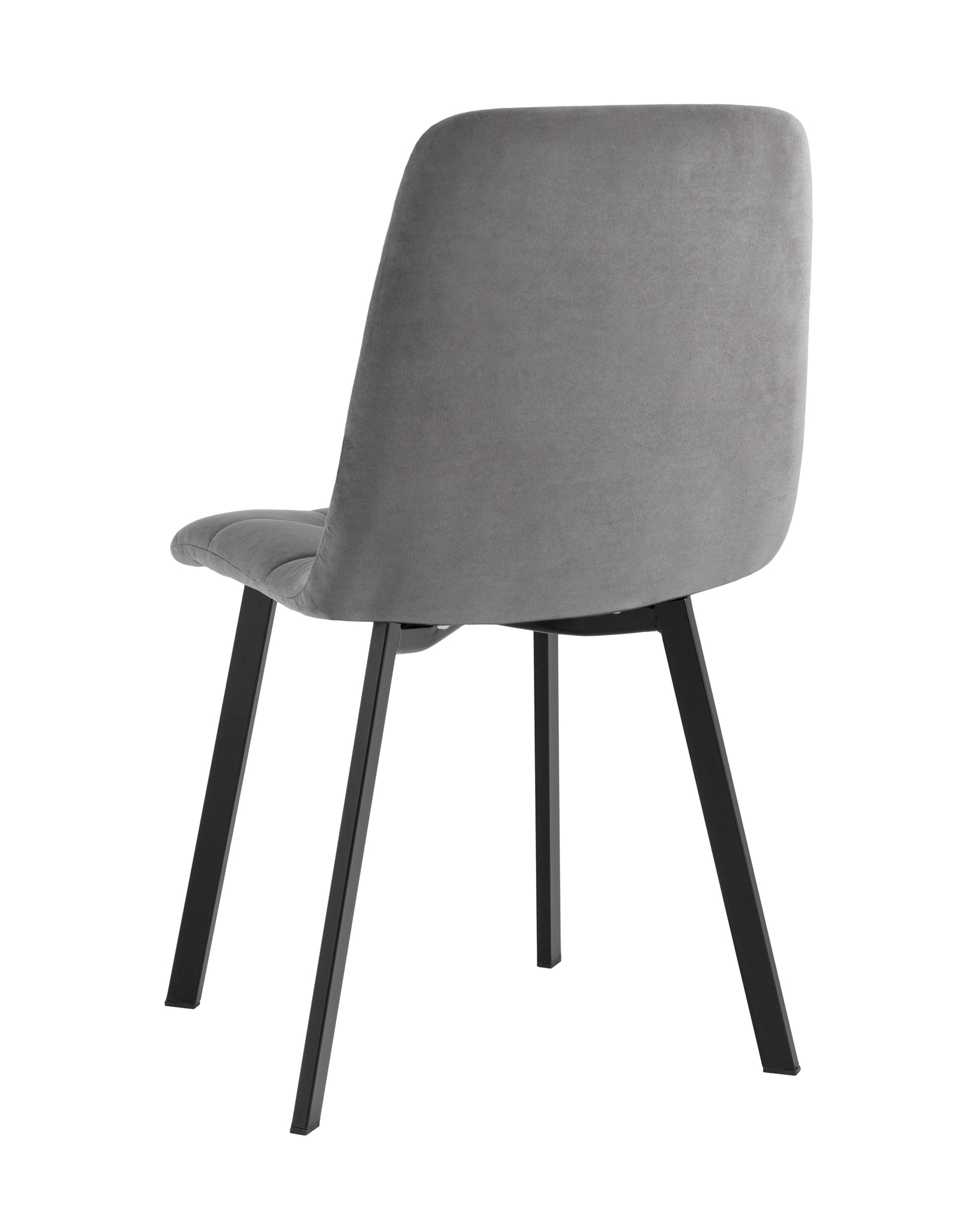 Стул Oliver Square велюр темно-серый Stool Group