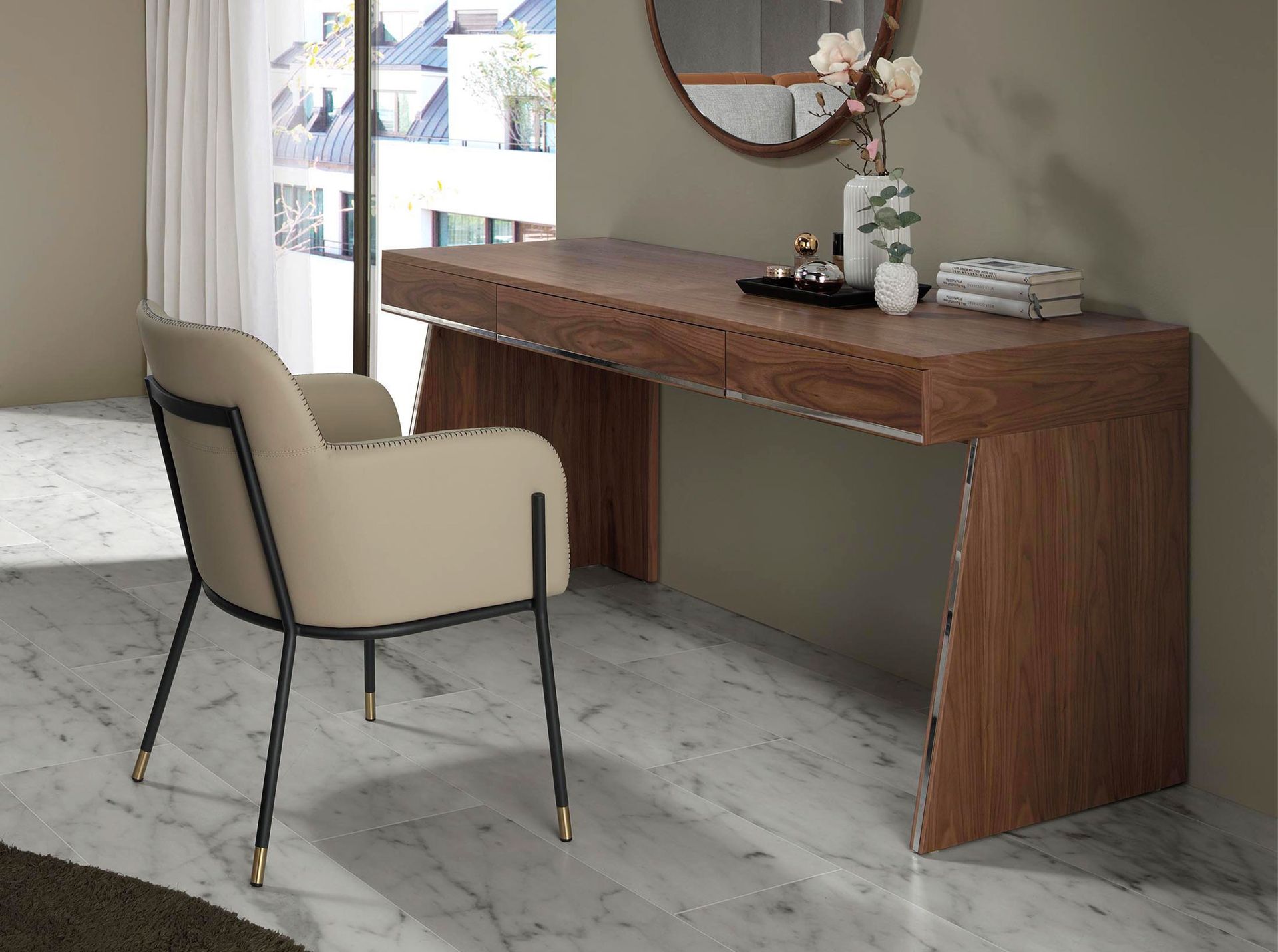 Письменный стол MQ2102 /3217 из орехового дерева Angel Cerda