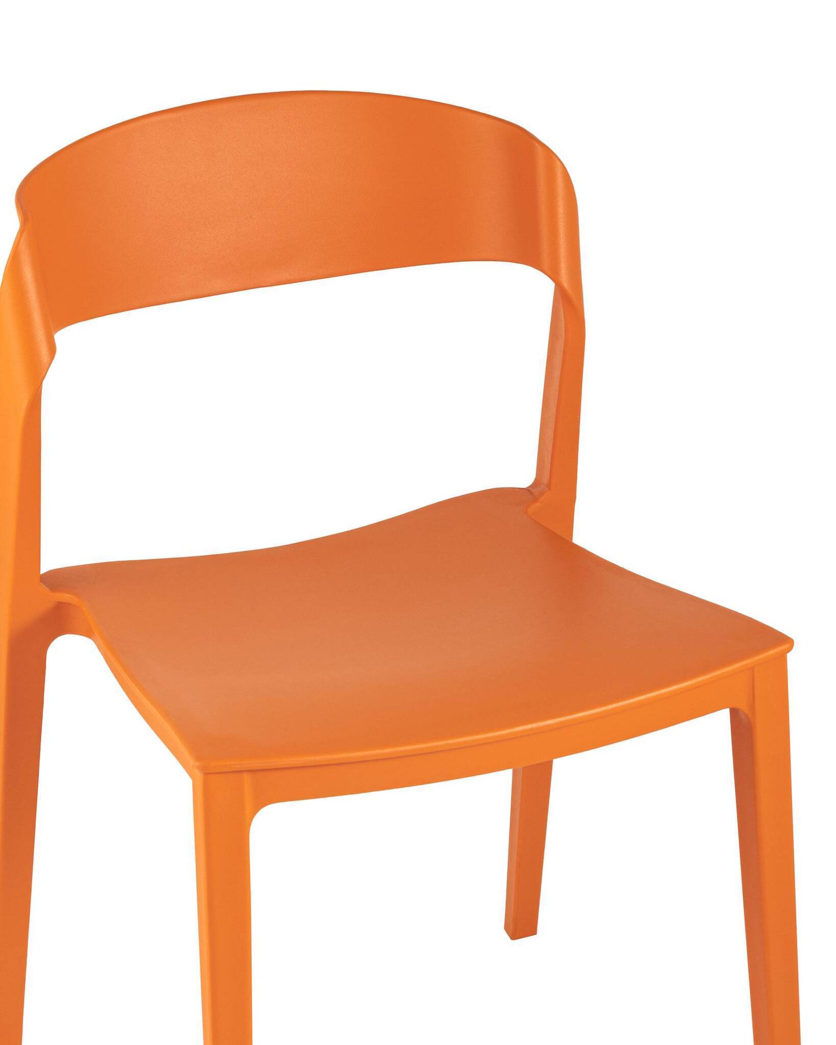 Стул Moris пластик оранжевый Stool Group