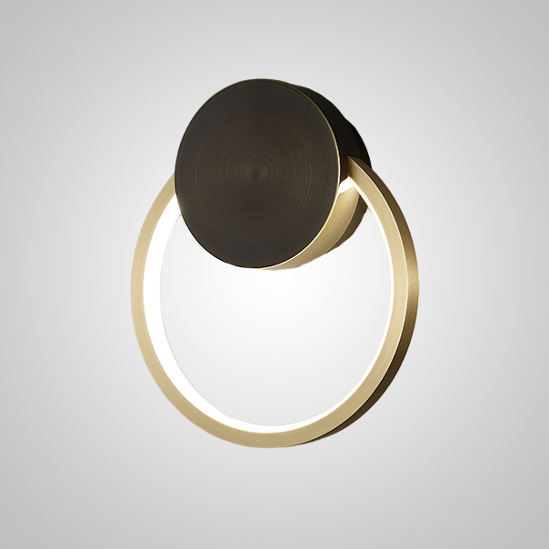 Настенный светильник WOLKE SMALL D20 Brass by ImperiumLoft