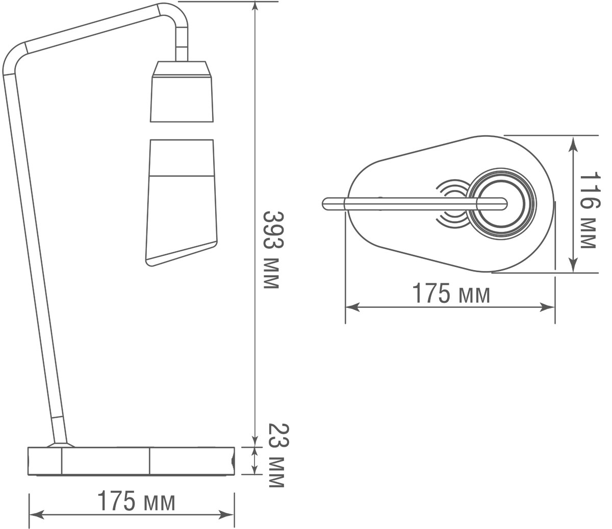 Настольная лампа Donolux T111054WW7.5BG