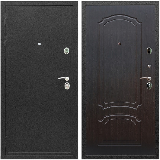 Дверь входная Graf Престиж Черный шелк / МДФ 6 мм ФЛ-140 Венге