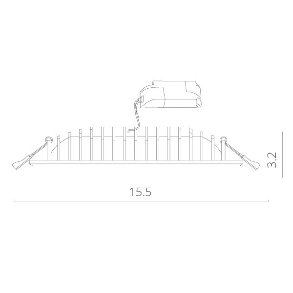 Встраиваемый светильник Arte Lamp A7205PL-2WH