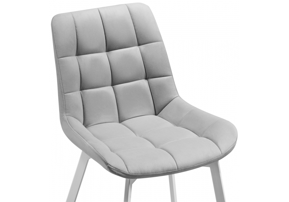 Стул Woodville Челси белый / светло-серый 489744