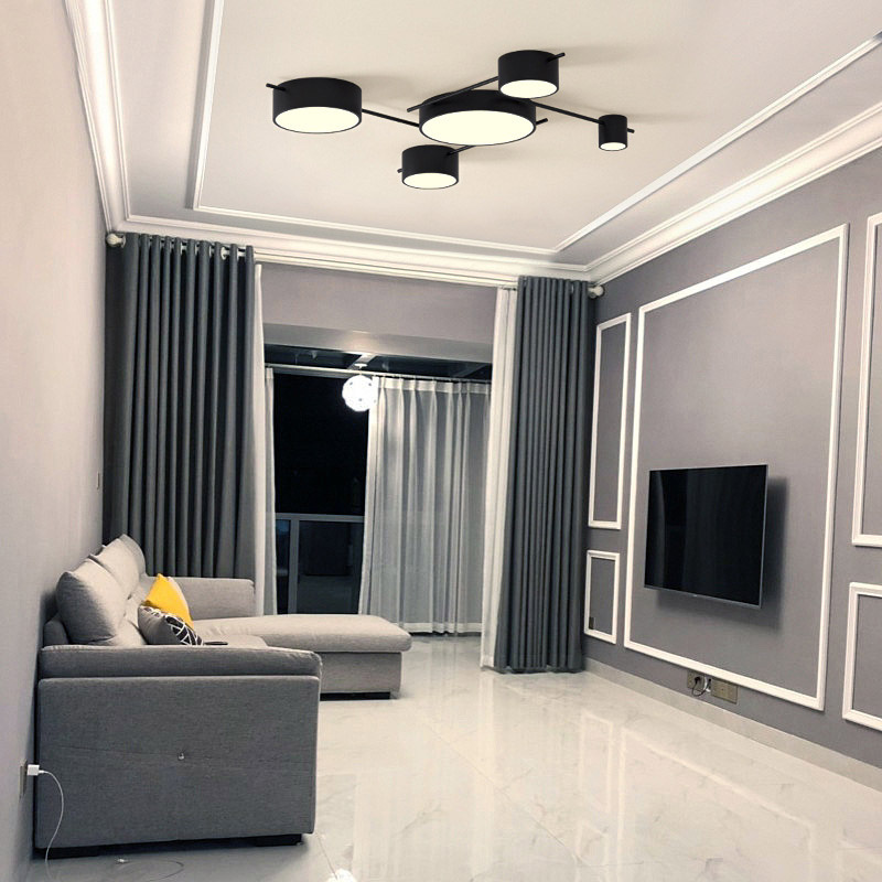 Потолочная люстра CHUTE С Black by ImperiumLoft