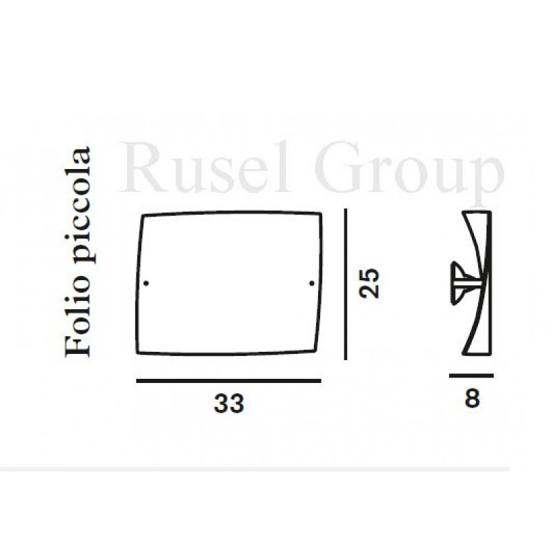 Настенно-потолочный светильник Foscarini Folio piccola parete/soffitto