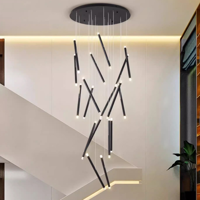 Люстра Dutti D0068 LED Chandelier Modern 28 Gold by ImperiumLoft