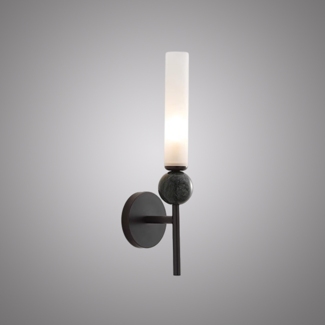 Настенный светильник CYLINDER WALL H38.5 Black by ImperiumLoft