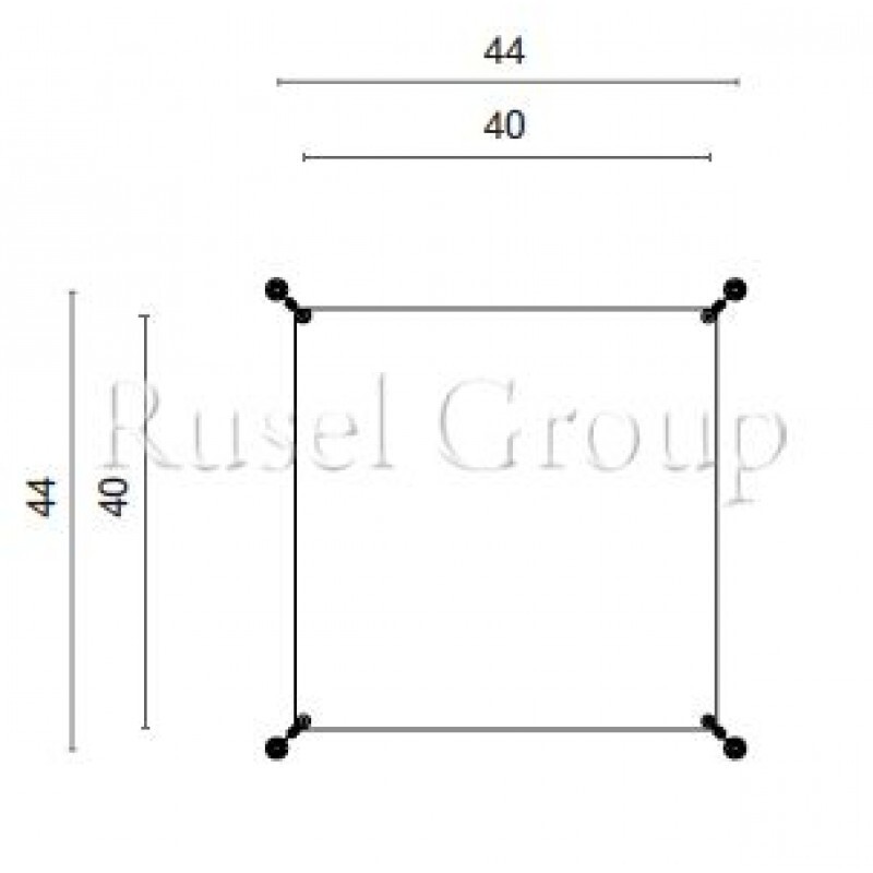 Настенный светильник B.Lux Veroca wall 40x40