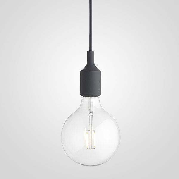 Подвесной Светильник Muuto E27 Grey By Imperiumloft