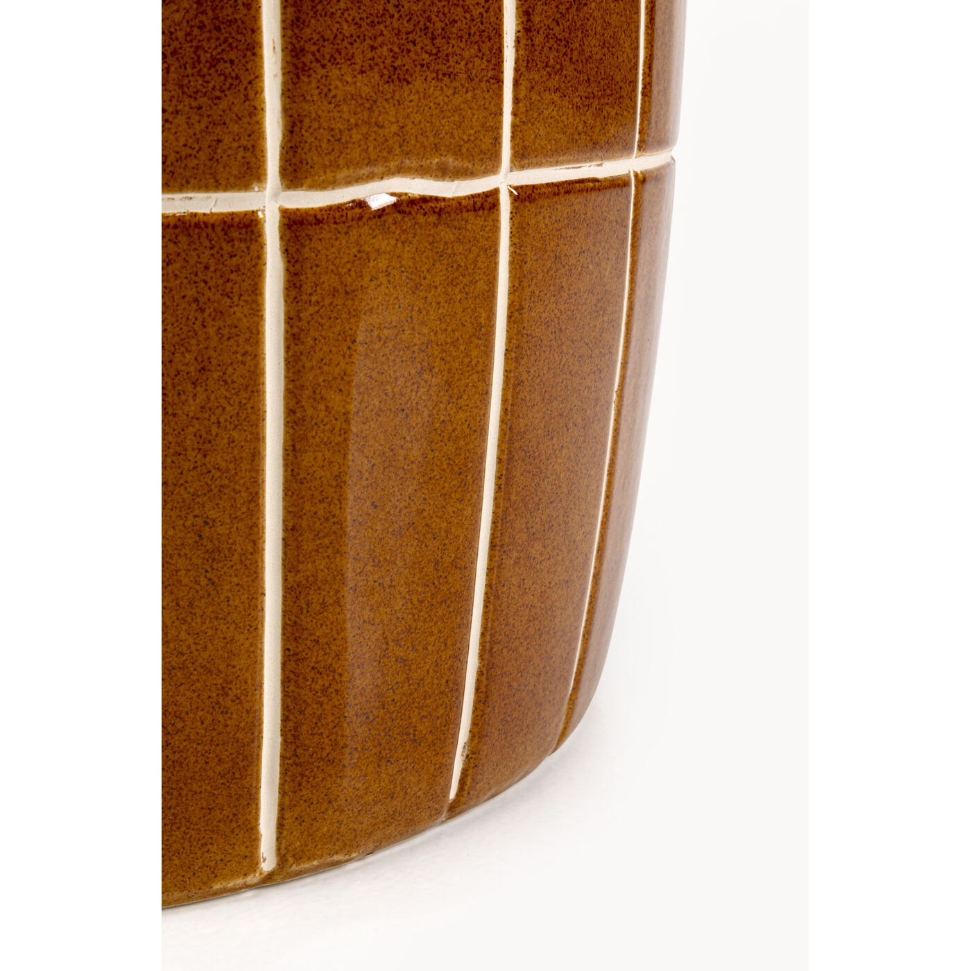 Стол приставной Bliss Tile Braun Ø33cm KARE 71093