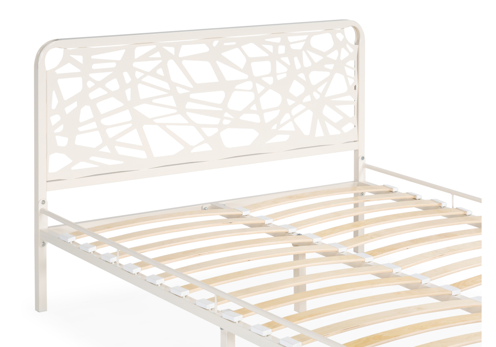 Кровать Woodville Кубо 140х200 белый 533093