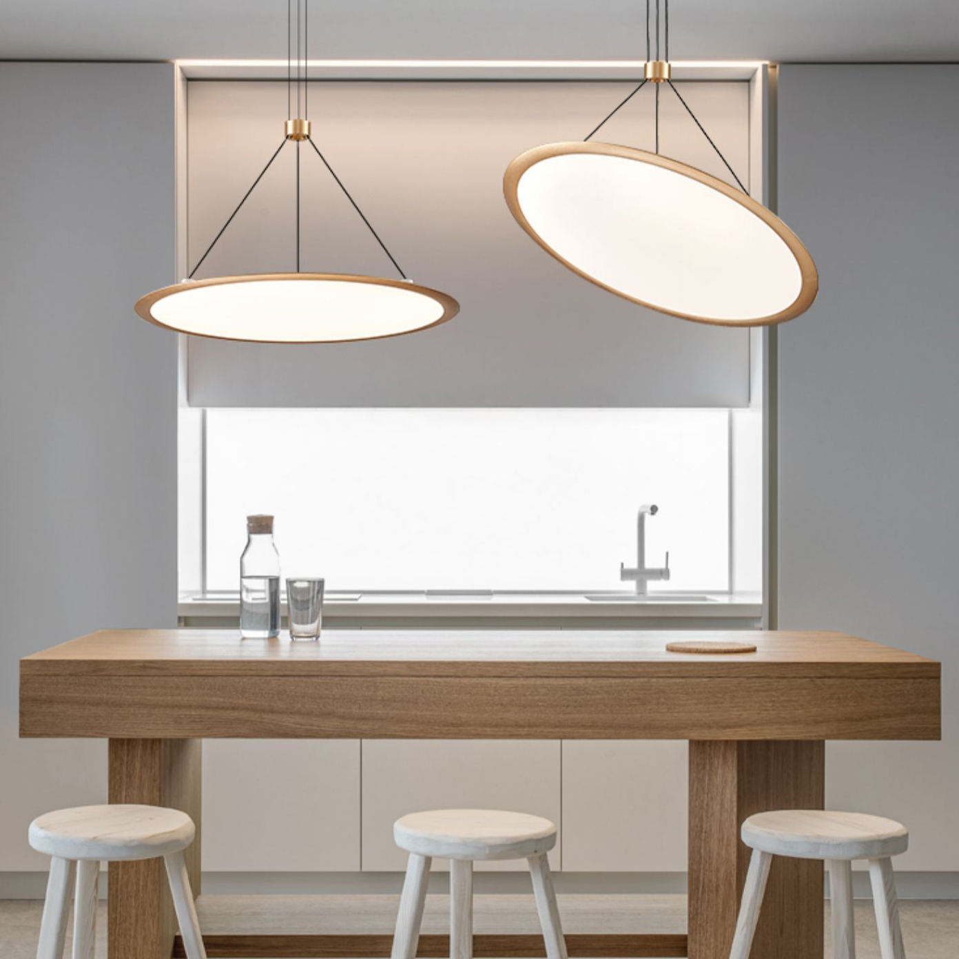 Подвесной светильник VIVERT D50 Brass by ImperiumLoft