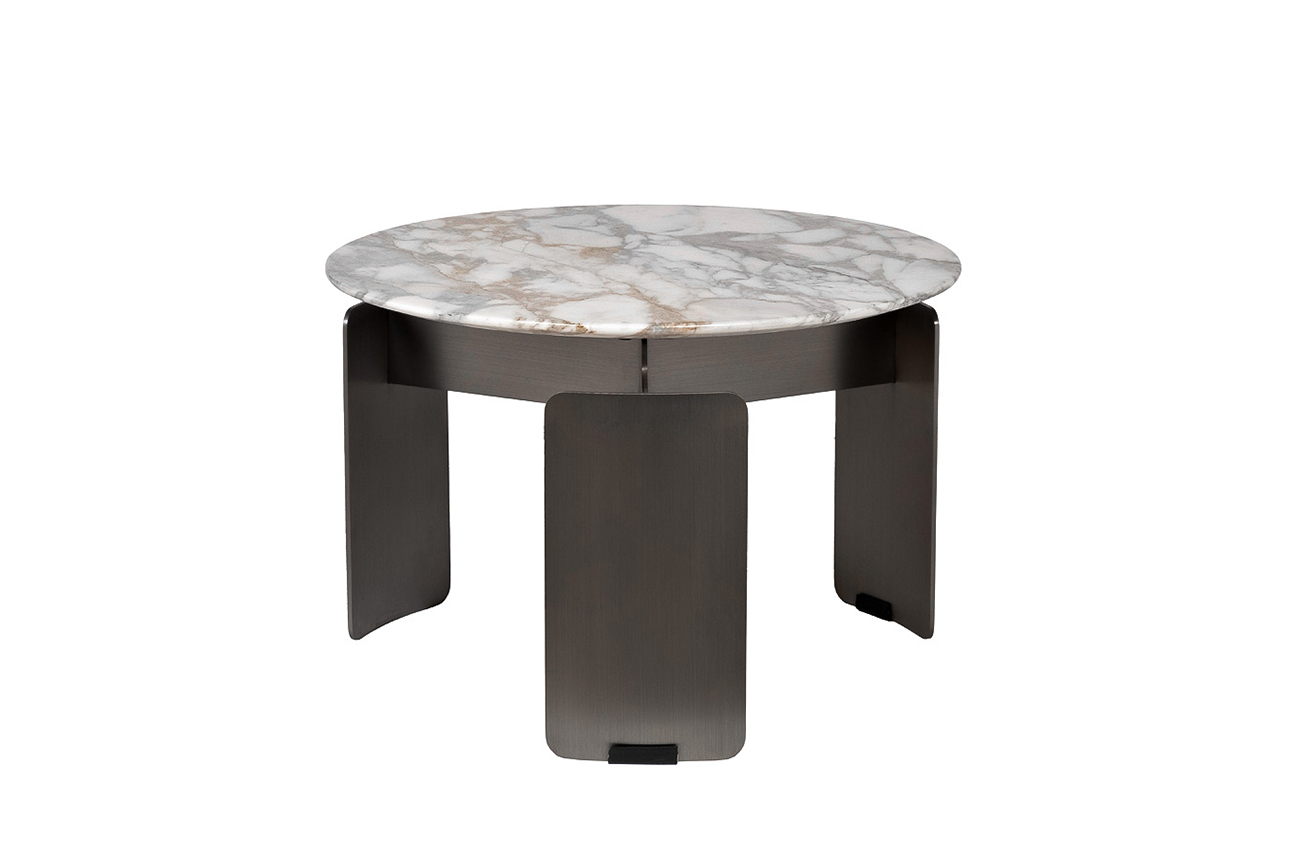 Столик журнальный круглый мраморный Garda Decor 160KD-26501