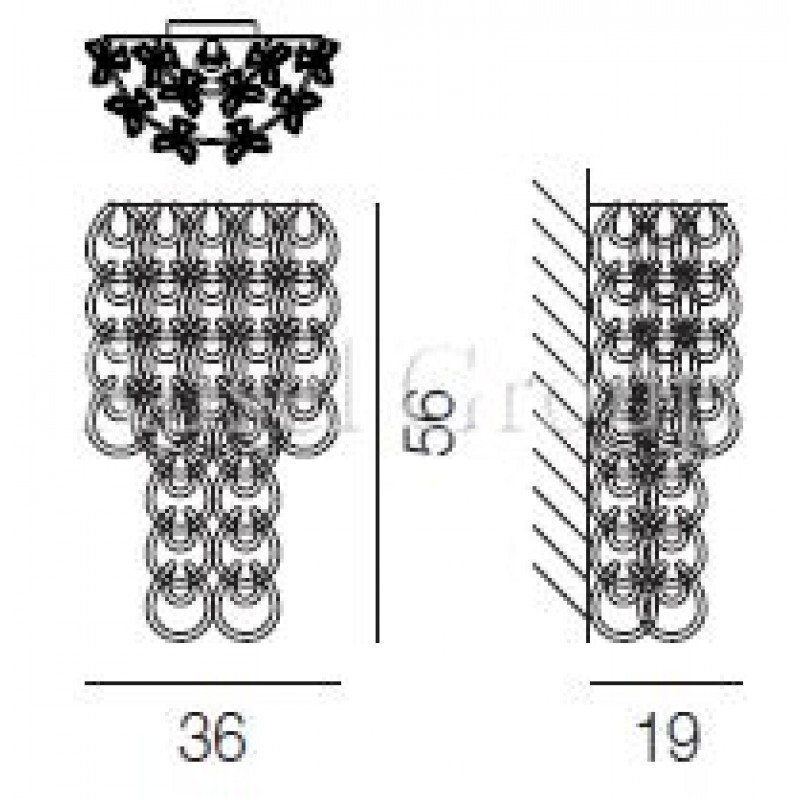 Настенный светильник Vistosi GIOGALI AP