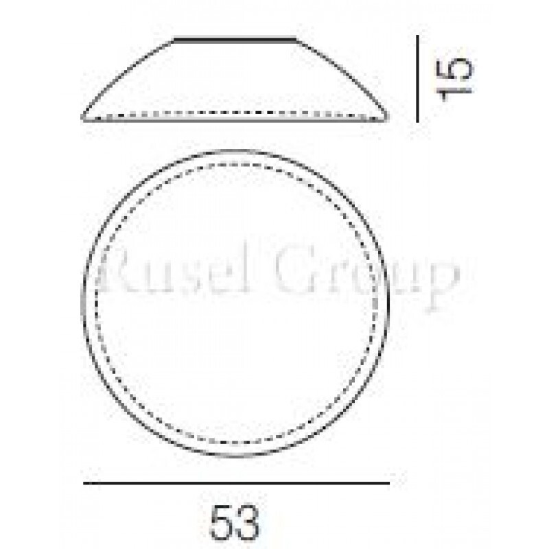 Настенно-потолочный светильник Vistosi INFINITA PP 53