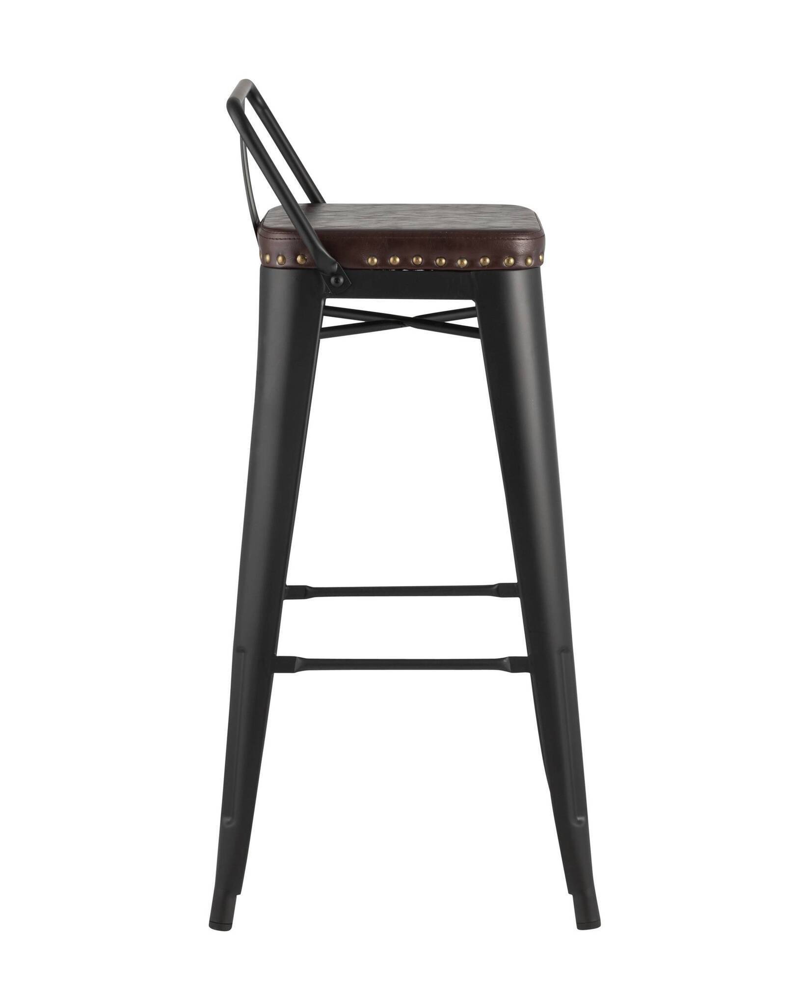 Стул барный TOLIX SOFT черный матовый Stool Group