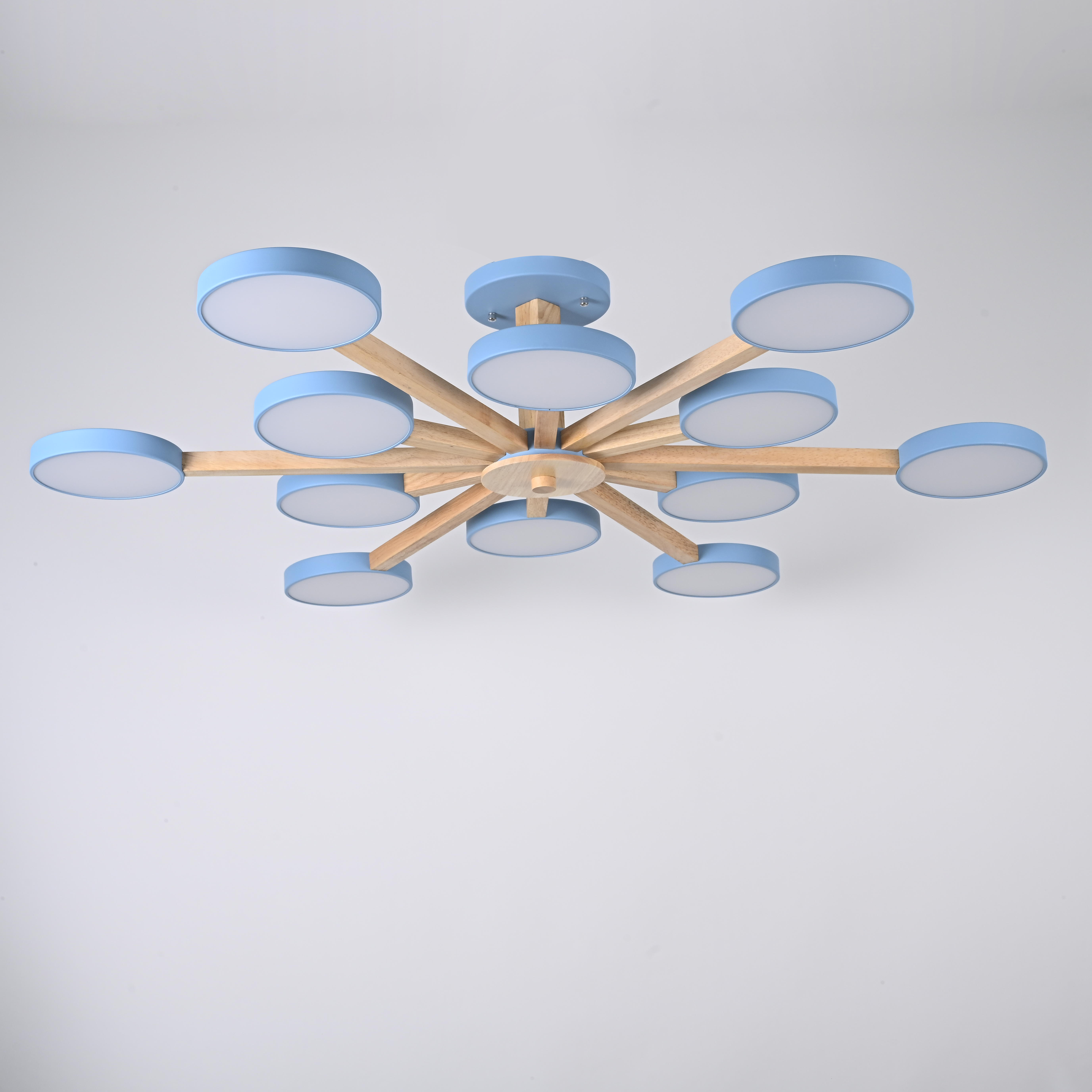 Потолочный светильник TURNA L12 Blue by ImperiumLoft
