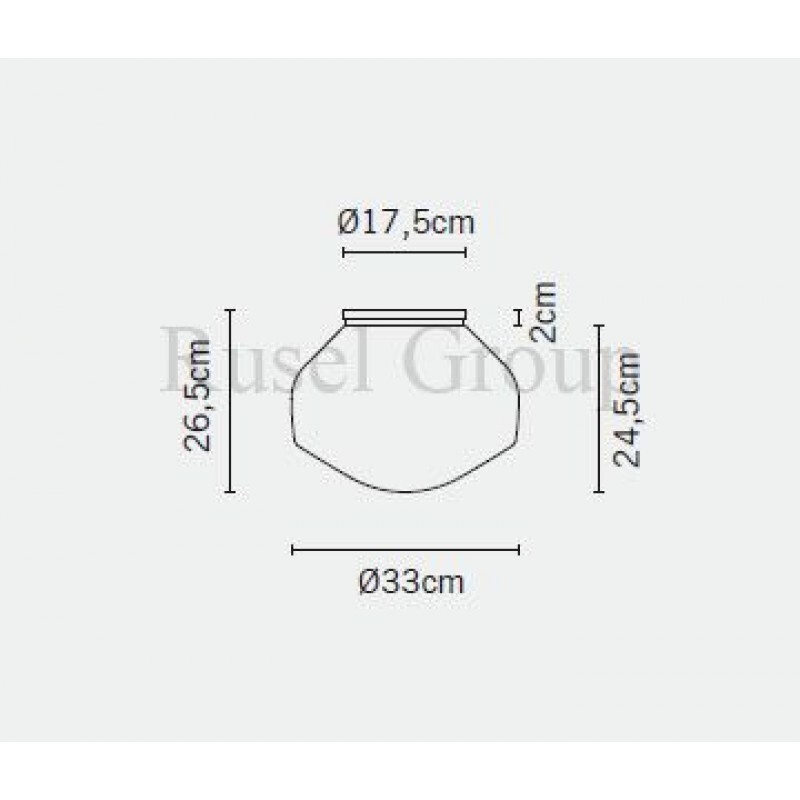 Потолочный светильник Fabbian Aerostat F27 G07 01