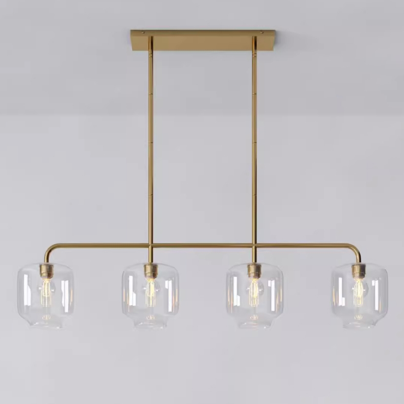 Реечный, рядный светильник CLOVE C Brass by ImperiumLoft