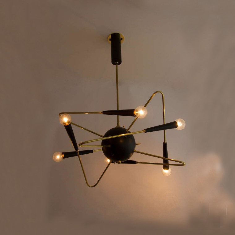 Дизайнерская люстра STARFALL Gold by ImperiumLoft