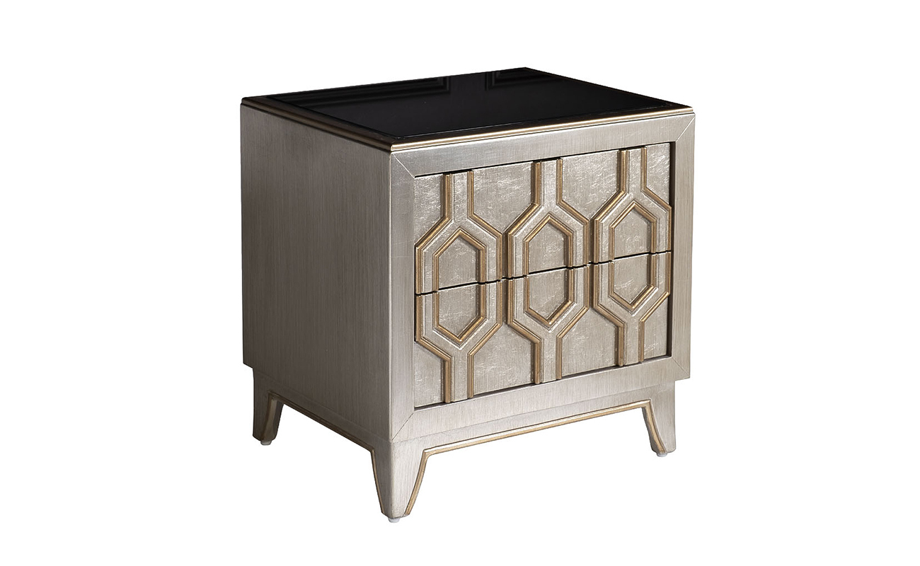 Тумбочка с выдвижными ящиками Garda Decor ART-2919-E