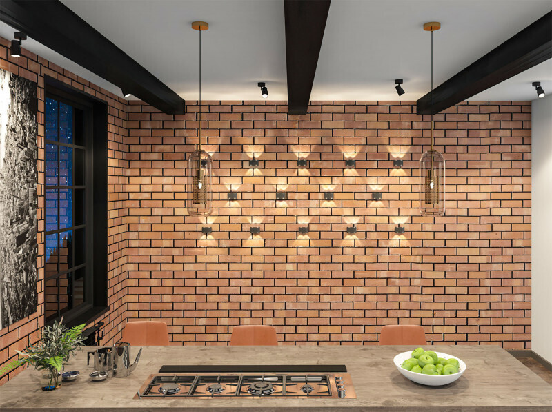 Светильник настенный Elektrostandard 1555 TECHNO LED TWINKY DOUBLE черный