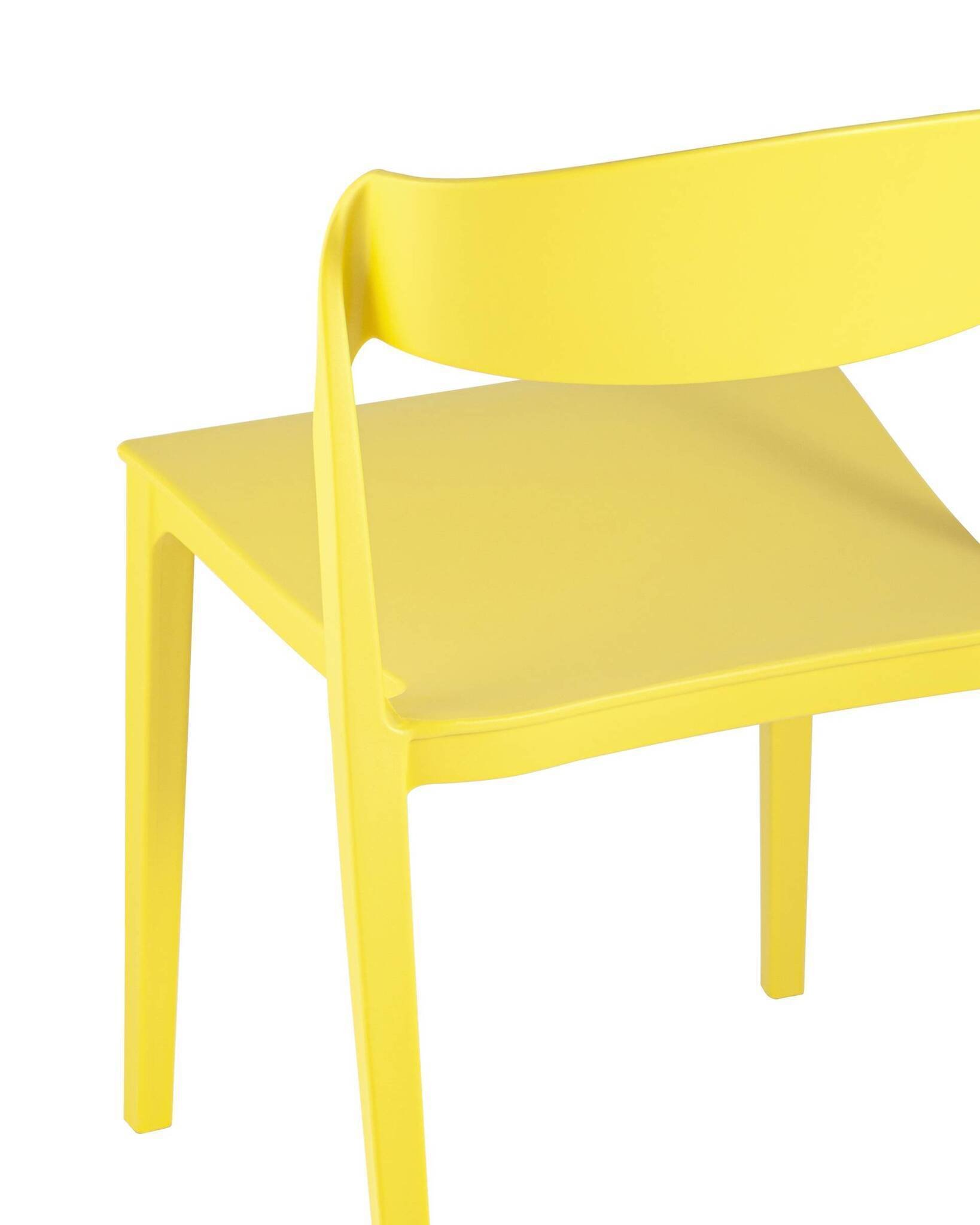 Стул Moris пластик желтый Stool Group