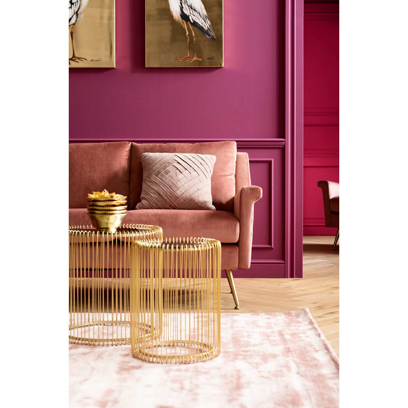 Столик приставной KARE Wire 83457